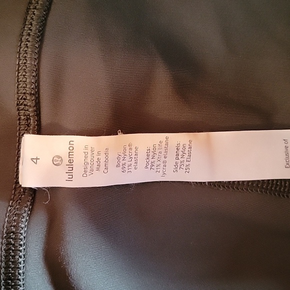 Lululemon Speed Up Tight Full-On Luxtreme Mesh Pocket Leggings Size 4 - Picture 2 of 8